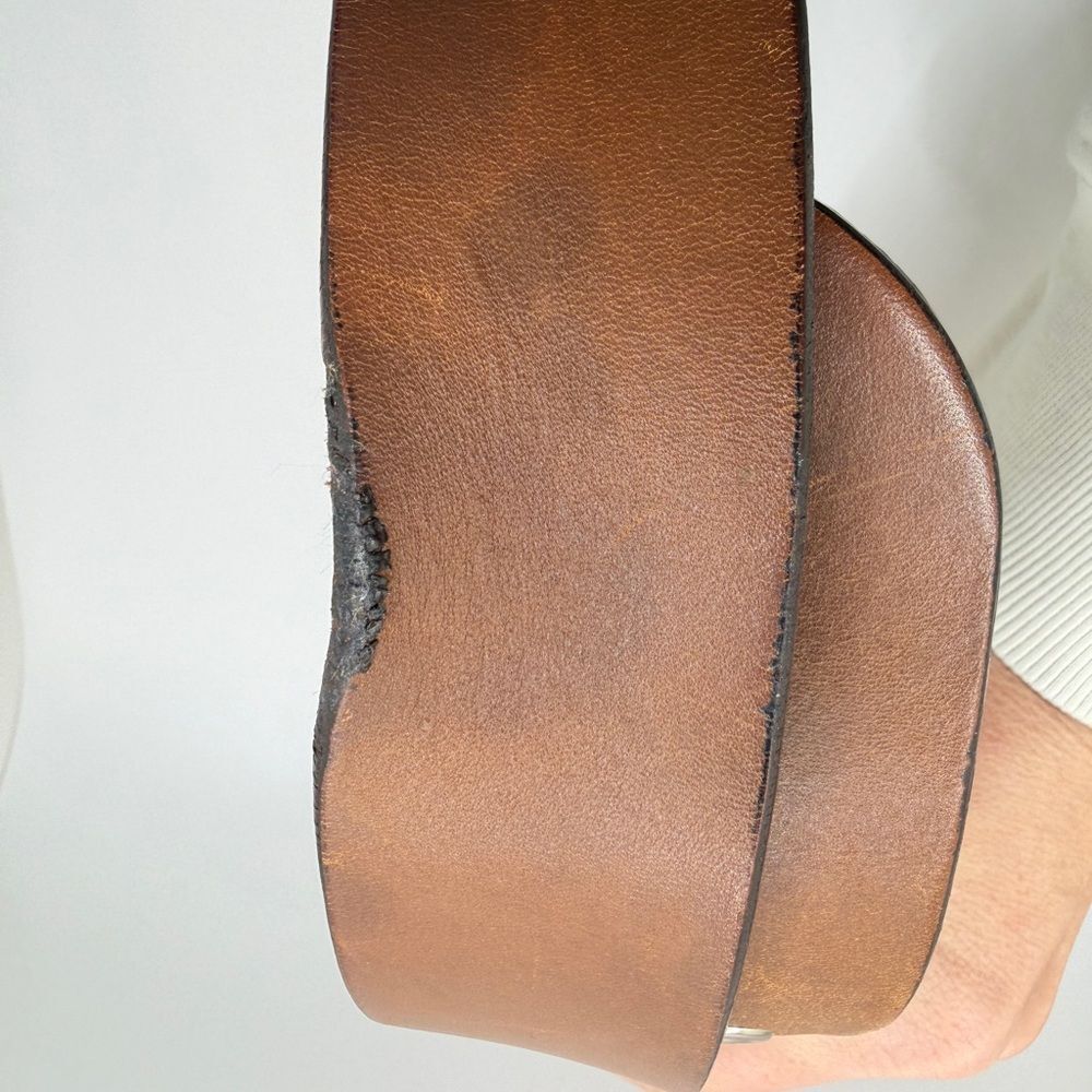~38" Pre-owned early 2000s COACH all leather belt in Small - Picture 5 of 12